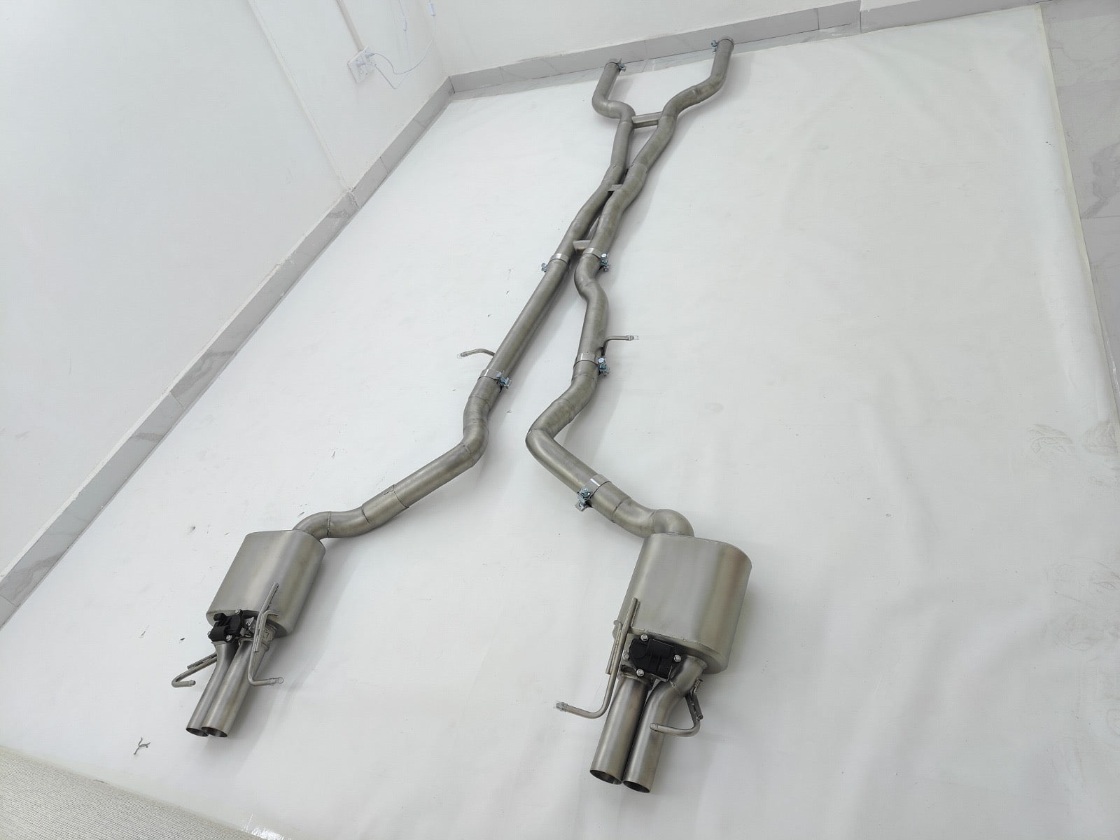 Mercedes C63 W205 Stainless Steel Valved Catback Exhaust